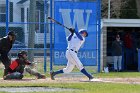 Baseball vs Clark  Wheaton College Baseball vs Clark University. - Photo By: KEITH NORDSTROM : Wheaton, baseball